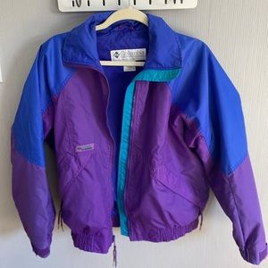 Retro Columbia windbreaker